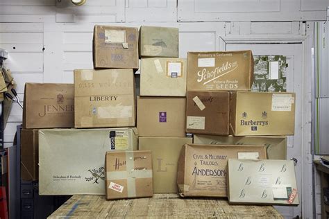 vintage cardboard boxes